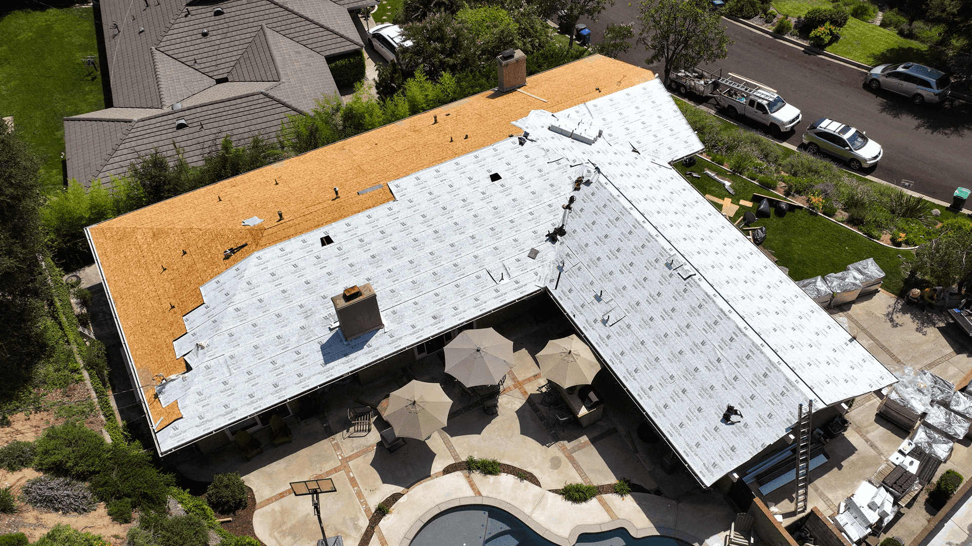 Roofing project by United Builders GC in the Inland Empire